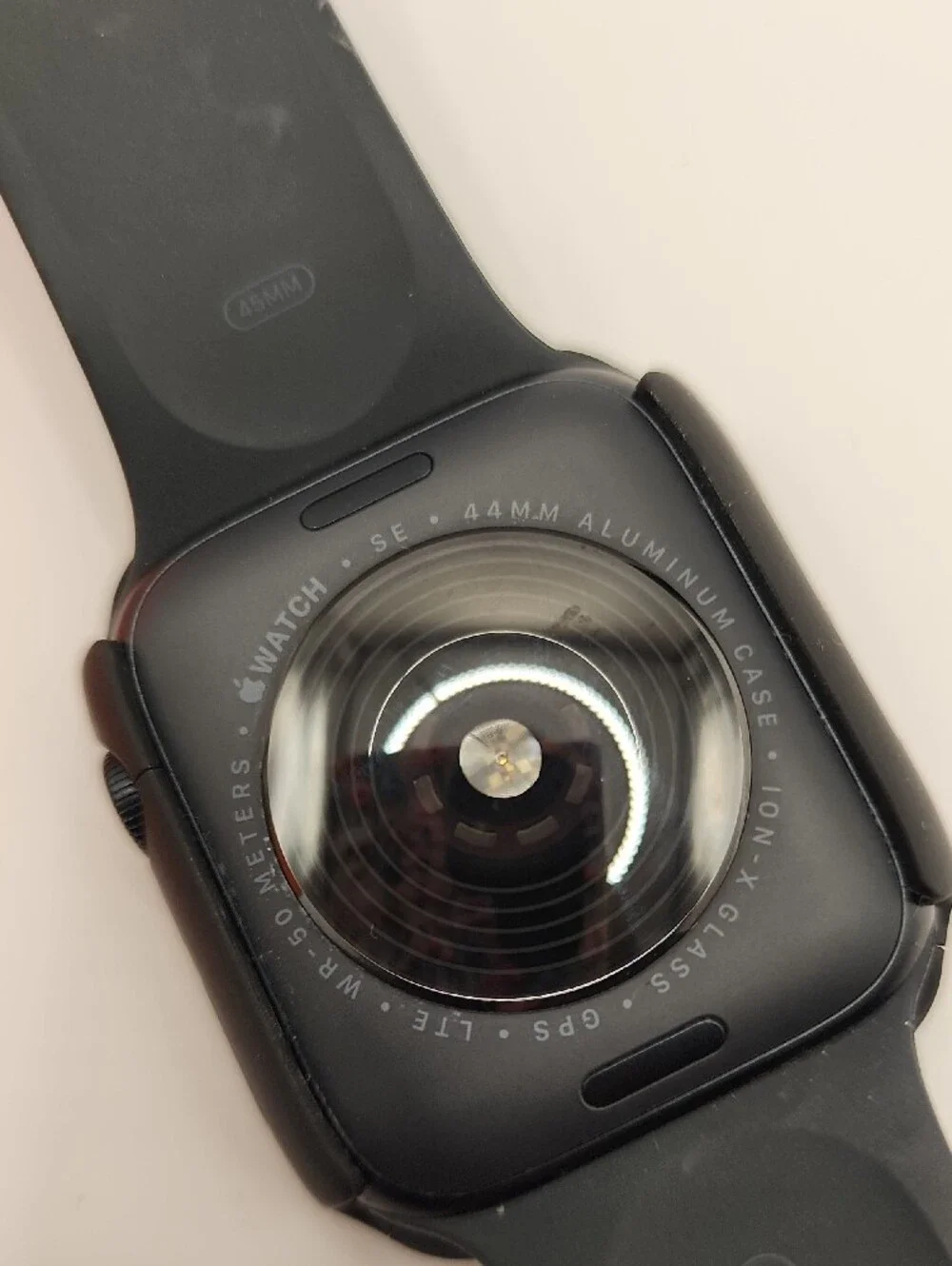 Apple Watch Black Silicone Band with Matching Protective Case